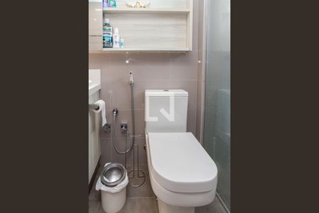 Banheiro da Suíte 1 de apartamento à venda com 2 quartos, 144m² em Vila Leonor, São Paulo