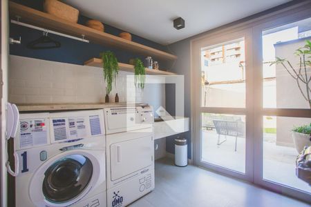 Área comum - Lavandeiria coletiva de kitnet/studio à venda com 1 quarto, 25m² em Vila Clementino, São Paulo