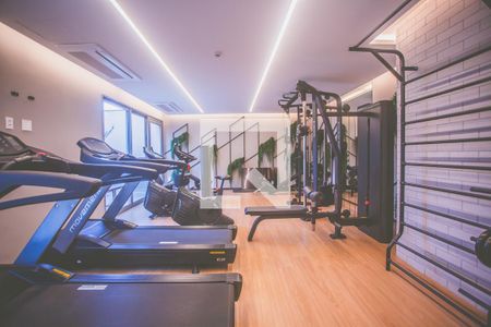 Área comum - Academia de kitnet/studio à venda com 1 quarto, 25m² em Vila Clementino, São Paulo