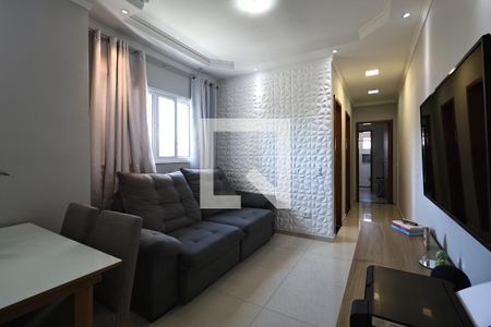 Sala de apartamento à venda com 2 quartos, 140m² em Vila Curuçá, Santo André