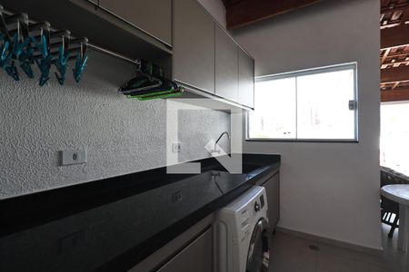Área de Serviço de apartamento à venda com 2 quartos, 140m² em Vila Curuçá, Santo André