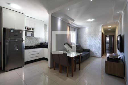 Sala de Jantar de apartamento à venda com 2 quartos, 140m² em Vila Curuçá, Santo André