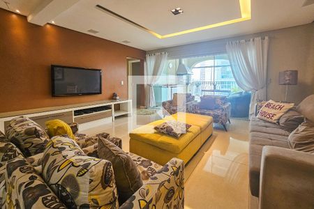 Sala de apartamento para alugar com 3 quartos, 400m² em Jardim das Conchas, Guarujá