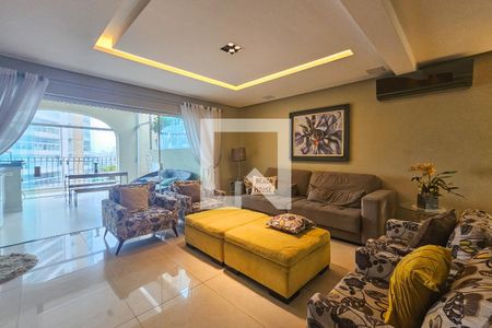 Sala de apartamento para alugar com 3 quartos, 400m² em Jardim das Conchas, Guarujá