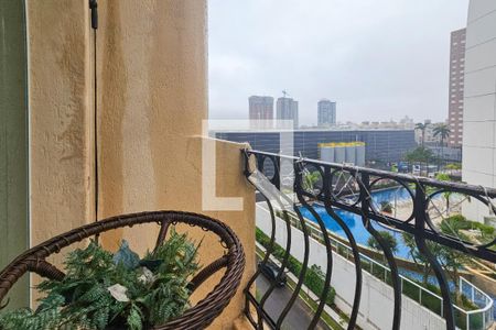 Varanda de apartamento para alugar com 3 quartos, 400m² em Jardim das Conchas, Guarujá