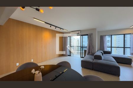 Sala de apartamento para alugar com 2 quartos, 124m² em Brooklin, São Paulo