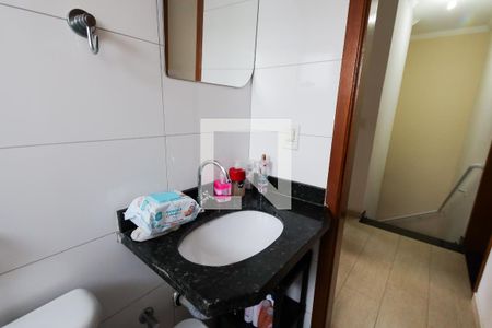 Banheiro de casa à venda com 3 quartos, 120m² em Vila Camilópolis, Santo André
