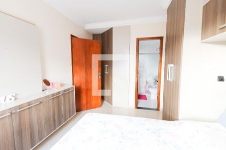 Suíte de casa à venda com 3 quartos, 120m² em Vila Camilópolis, Santo André