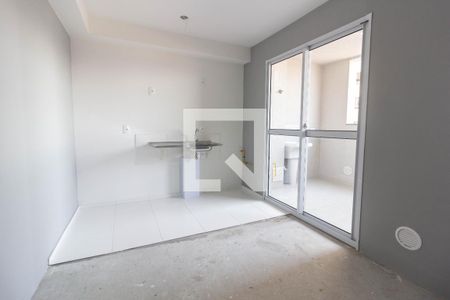 Sala/Cozinha de apartamento à venda com 2 quartos, 44m² em Vila das Bandeiras, Guarulhos