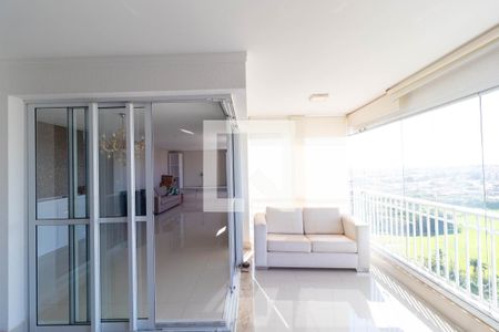 Sacada com Churrasqueira de apartamento à venda com 3 quartos, 166m² em Parque Prado, Campinas