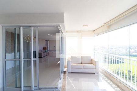 Sacada com Churrasqueira de apartamento à venda com 3 quartos, 166m² em Parque Prado, Campinas