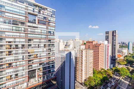 Sacada Vista de kitnet/studio à venda com 1 quarto, 27m² em Jardim Paulista, São Paulo