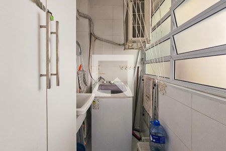 Área de serviço de apartamento para alugar com 1 quarto, 50m² em Centro, Guarujá