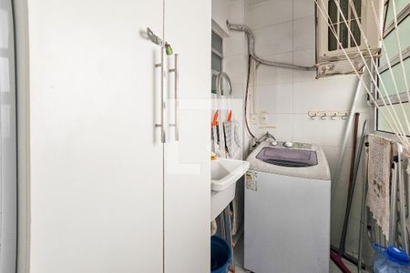 Área de serviço de apartamento para alugar com 1 quarto, 50m² em Centro, Guarujá