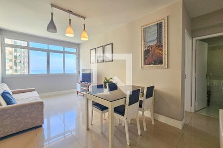 Sala de Jantar de apartamento para alugar com 1 quarto, 50m² em Centro, Guarujá