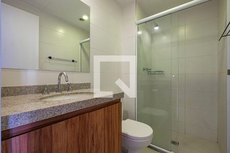 Banheiro de kitnet/studio para alugar com 1 quarto, 32m² em Sumarezinho, São Paulo