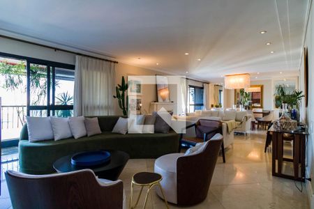 Sala de apartamento para alugar com 4 quartos, 289m² em Vila Andrade, São Paulo