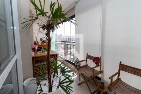 Varanda da Sala de apartamento para alugar com 2 quartos, 62m² em Barra Funda, São Paulo