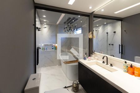 Banheiro da Suíte de apartamento à venda com 2 quartos, 90m² em Vila Nova Conceição, São Paulo