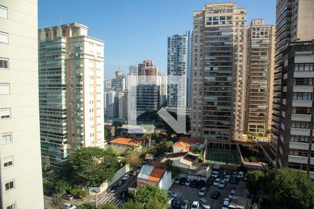 Vista da Sacada de kitnet/studio para alugar com 1 quarto, 24m² em Brooklin, São Paulo