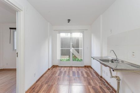 Sala e cozinha de apartamento à venda com 1 quarto, 24m² em Sacoma, São Paulo