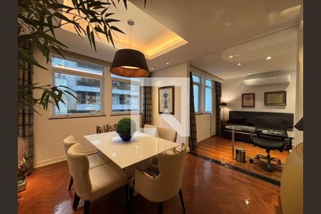 Sala de jantar de apartamento para alugar com 1 quarto, 85m² em Copacabana, Rio de Janeiro