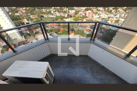Sacada da suite 3 de apartamento à venda com 4 quartos, 280m² em Vila Beatriz, São Paulo