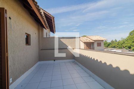 Sacada da Suíte de casa de condomínio à venda com 3 quartos, 160m² em Ipanema, Porto Alegre