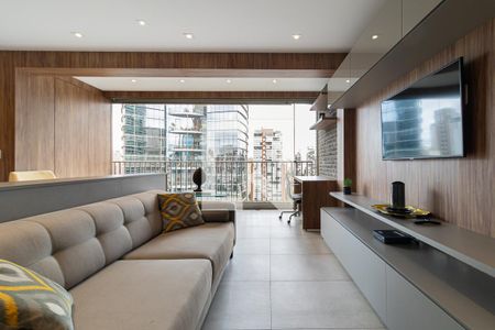 Sala de apartamento para alugar com 4 quartos, 300m² em Moema, São Paulo