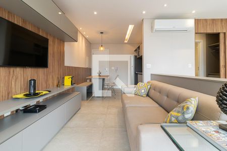 Sala de apartamento para alugar com 4 quartos, 300m² em Moema, São Paulo