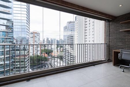 Varanda de apartamento para alugar com 1 quarto, 51m² em Moema, São Paulo