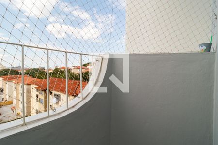 Varanda da Sala de apartamento à venda com 2 quartos, 57m² em Vila Cachoeira, São Paulo