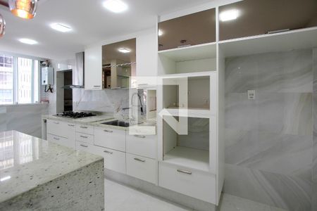 Cozinha de apartamento para alugar com 3 quartos, 110m² em São Conrado , Rio de Janeiro