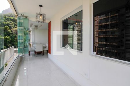 Varanda de apartamento para alugar com 3 quartos, 110m² em São Conrado , Rio de Janeiro