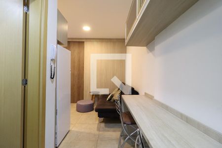 Sala/Quarto/Cozinha de apartamento para alugar com 1 quarto, 35m² em Santa Cruz do Jose Jacques, Ribeirão Preto