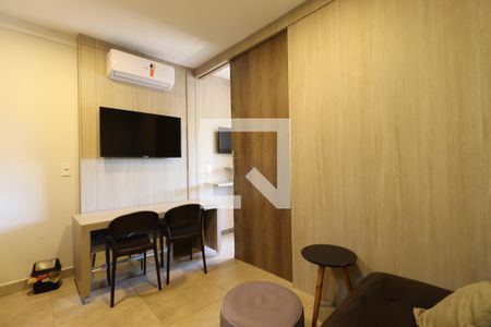 Sala/Quarto/Cozinha de apartamento para alugar com 1 quarto, 35m² em Santa Cruz do Jose Jacques, Ribeirão Preto