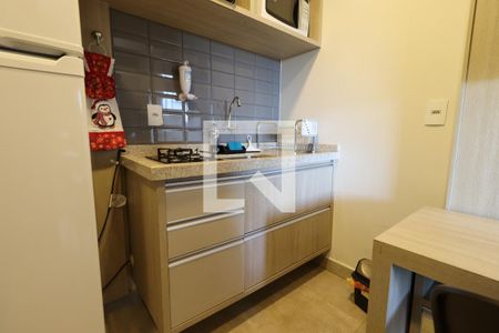 Sala/Quarto/Cozinha de apartamento para alugar com 1 quarto, 35m² em Santa Cruz do Jose Jacques, Ribeirão Preto