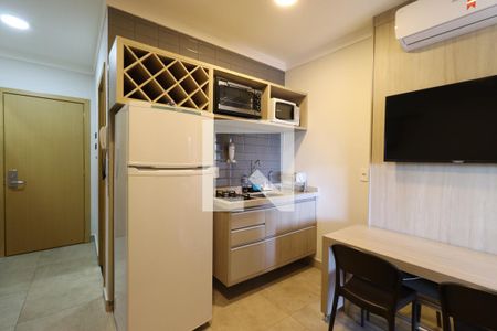 Sala/Quarto/Cozinha de apartamento para alugar com 1 quarto, 35m² em Santa Cruz do Jose Jacques, Ribeirão Preto