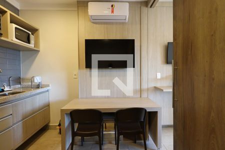 Sala/Quarto/Cozinha de apartamento para alugar com 1 quarto, 35m² em Santa Cruz do Jose Jacques, Ribeirão Preto