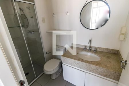 Banheiro da Suíte de kitnet/studio à venda com 1 quarto, 36m² em Real Parque, São Paulo