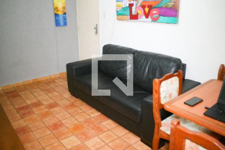 Sala de apartamento para alugar com 1 quarto, 58m² em Vila Assuncao, Praia Grande
