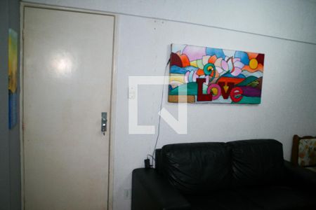 Sala de apartamento para alugar com 1 quarto, 58m² em Vila Assuncao, Praia Grande