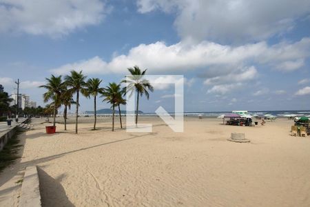 Área comum - Vista da Rua de kitnet/studio para alugar com 1 quarto, 44m² em Vila Tupi, Praia Grande