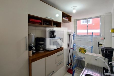 Cozinha de kitnet/studio para alugar com 1 quarto, 44m² em Vila Tupi, Praia Grande
