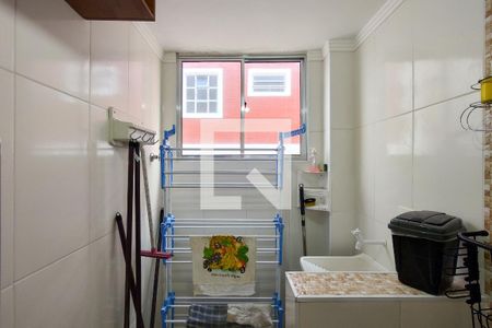 Área de Serviço de kitnet/studio para alugar com 1 quarto, 44m² em Vila Tupi, Praia Grande