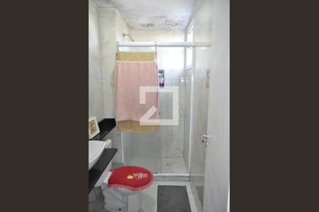 Banheiro da Suíte de apartamento à venda com 2 quartos, 60m² em Sampaio, Rio de Janeiro