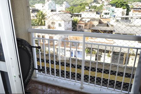 Varanda da Sala de apartamento à venda com 2 quartos, 60m² em Sampaio, Rio de Janeiro