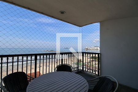 Varanda de apartamento para alugar com 4 quartos, 217m² em Centro, Guarujá