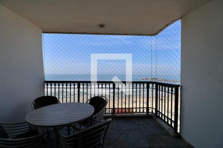 Varanda de apartamento para alugar com 4 quartos, 217m² em Centro, Guarujá