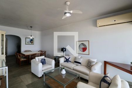 Sala de apartamento para alugar com 4 quartos, 217m² em Centro, Guarujá